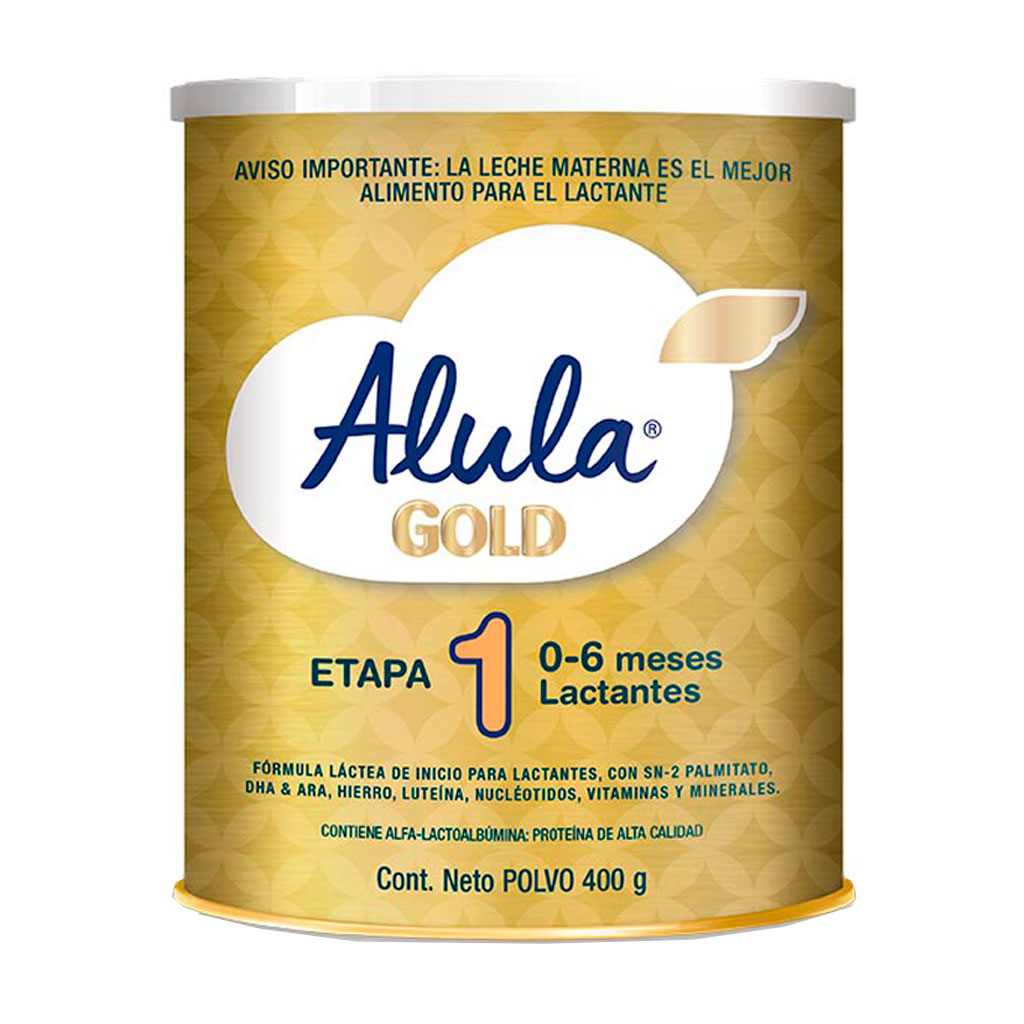 Alula Gold 1 400 g Fórmula Láctea 0 a 6 Meses (ex S-26) Sanulac - Lactalis