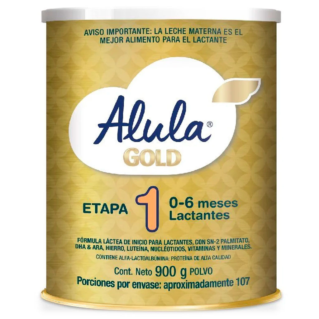Alula Gold 1 900 g Fórmula Láctea 0 a 6 Meses (ex S-26) Sanulac - Lactalis