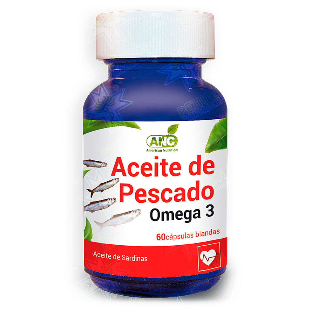 Aceite de Pescado 60 Cápsulas Anc Nutrición