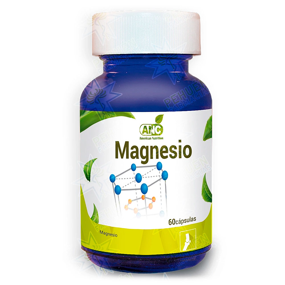 Magnesio 500 mg 60 Cápsulas Anc Ravepharma