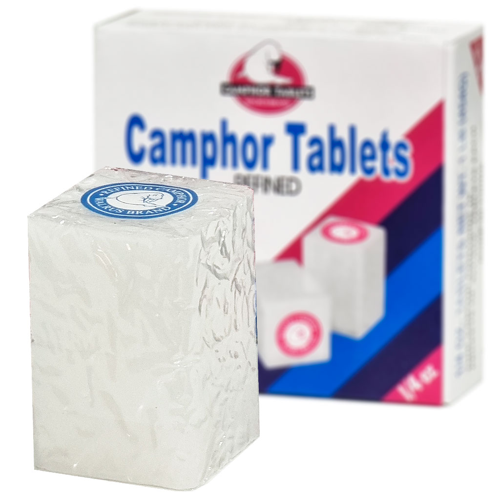 Alcanfor Refinado 1 Bloque de 4 Panes Walrus-Brand