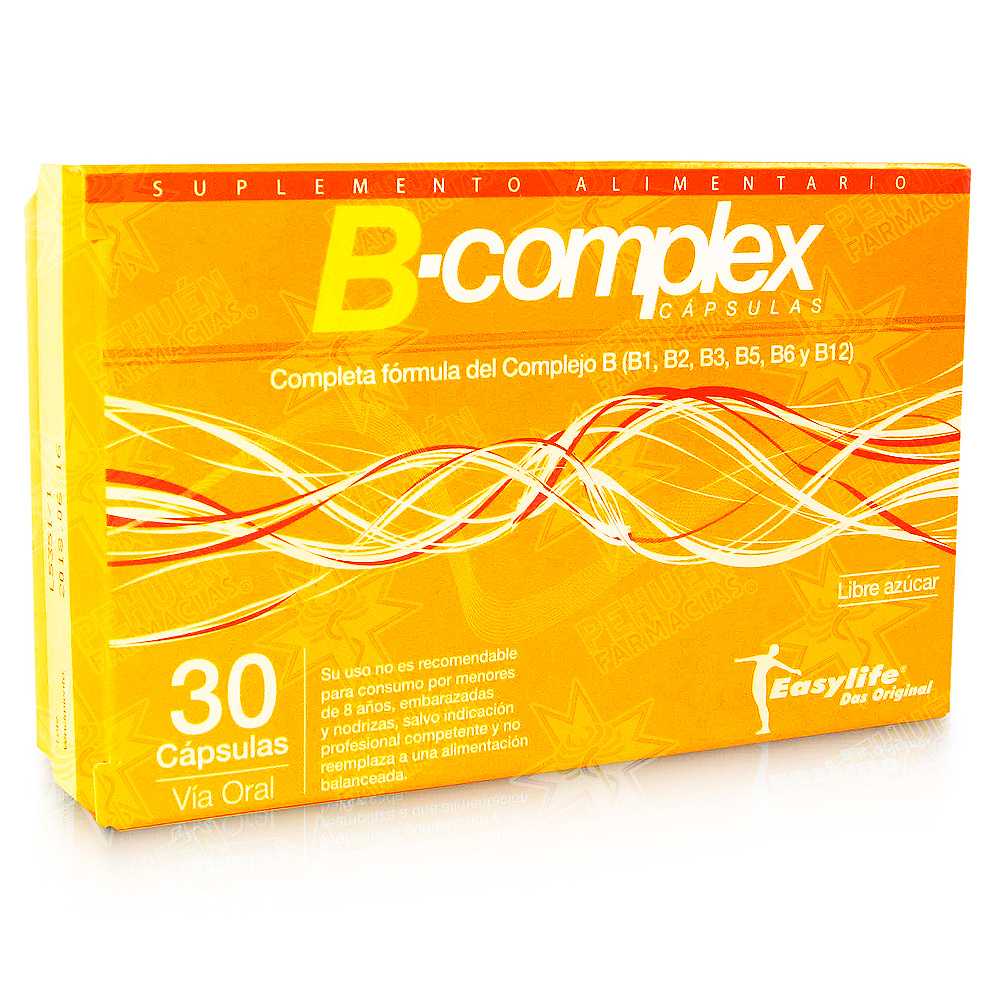 B-Complex (6 Vit.) 30 Cápsulas Easylife