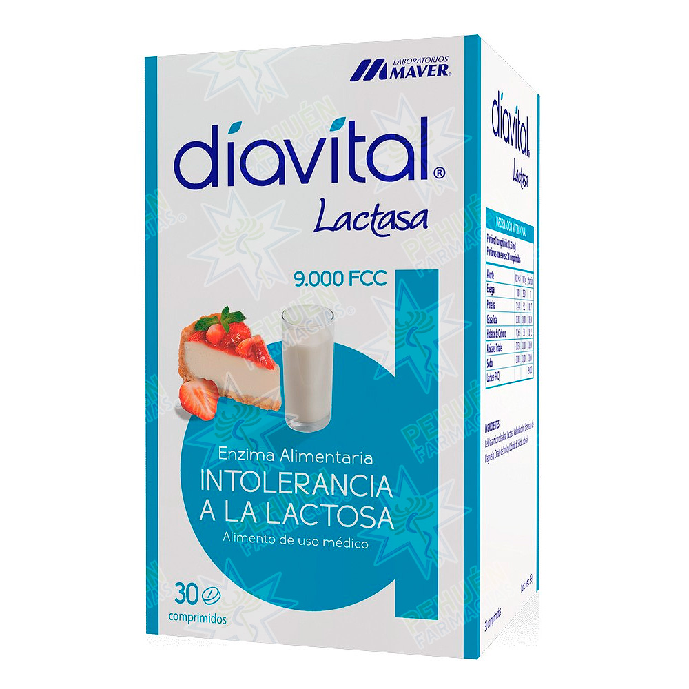 Diavital Lactasa 30 Comprimidos Maver