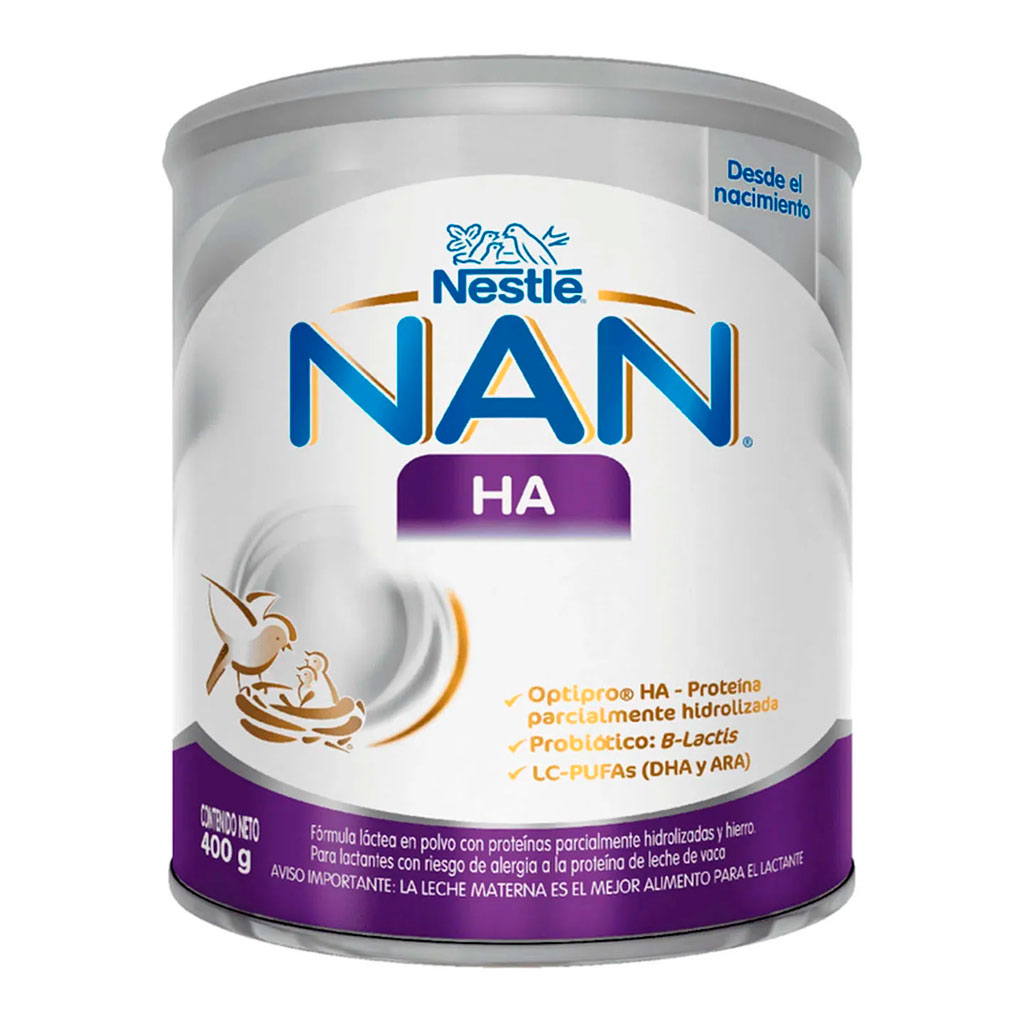 Nan HA 400 g Fórmula Láctea Hipoalergénica Nestlé