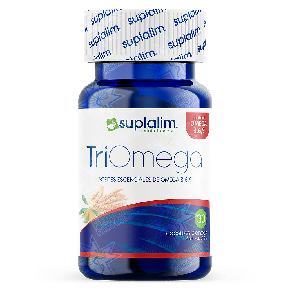 Tri Omega 3-6-9 30 Cápsulas Blandas Suplalim