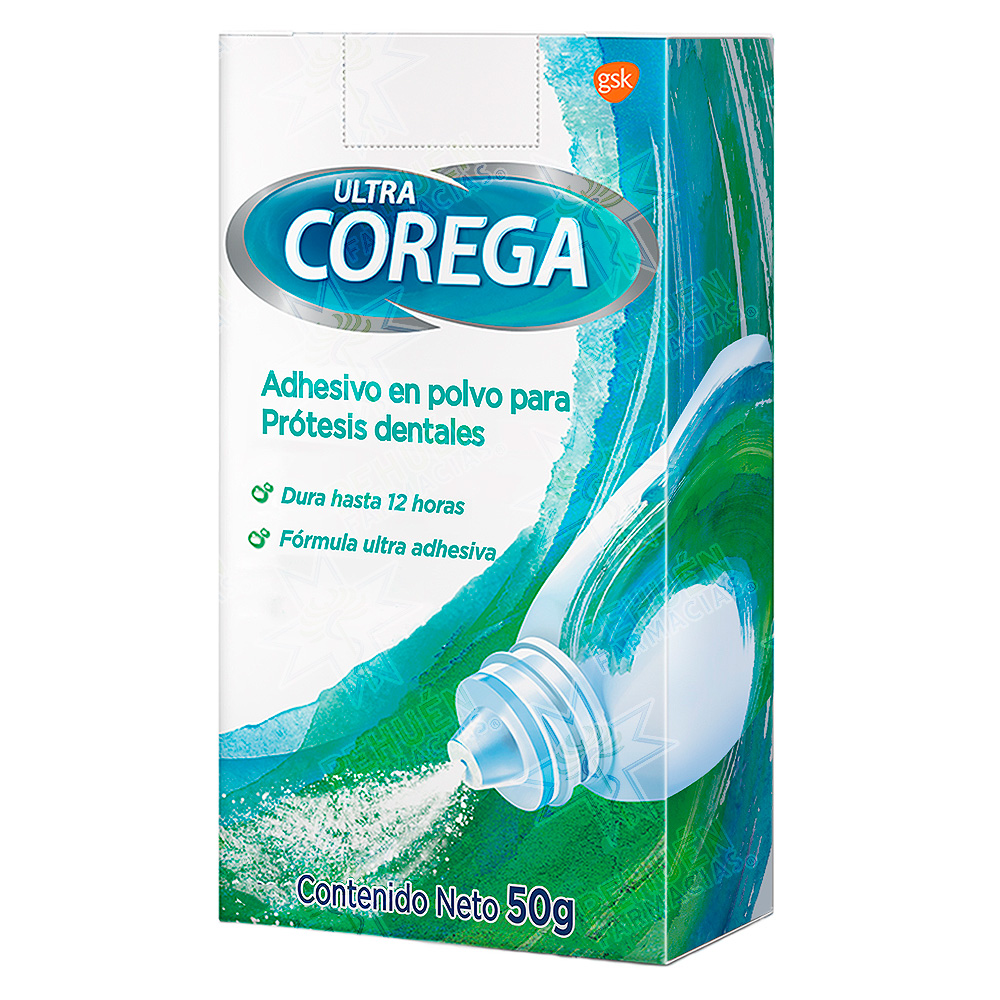 Corega Ultra Polvo Adhesivo Prótesis Dentales 50 g GlaxoSmithKline