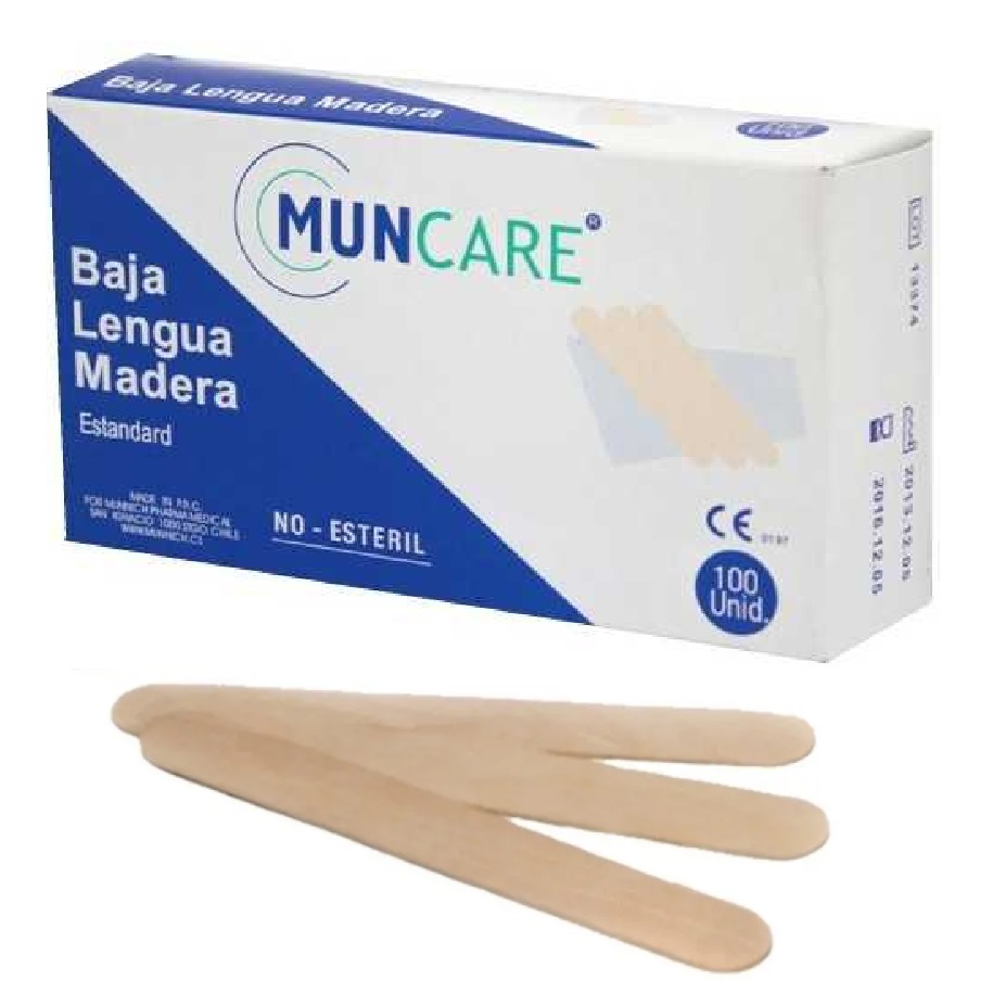 Muncare Bajalenguas No Estériles 1 Unidad Munnich P.M.