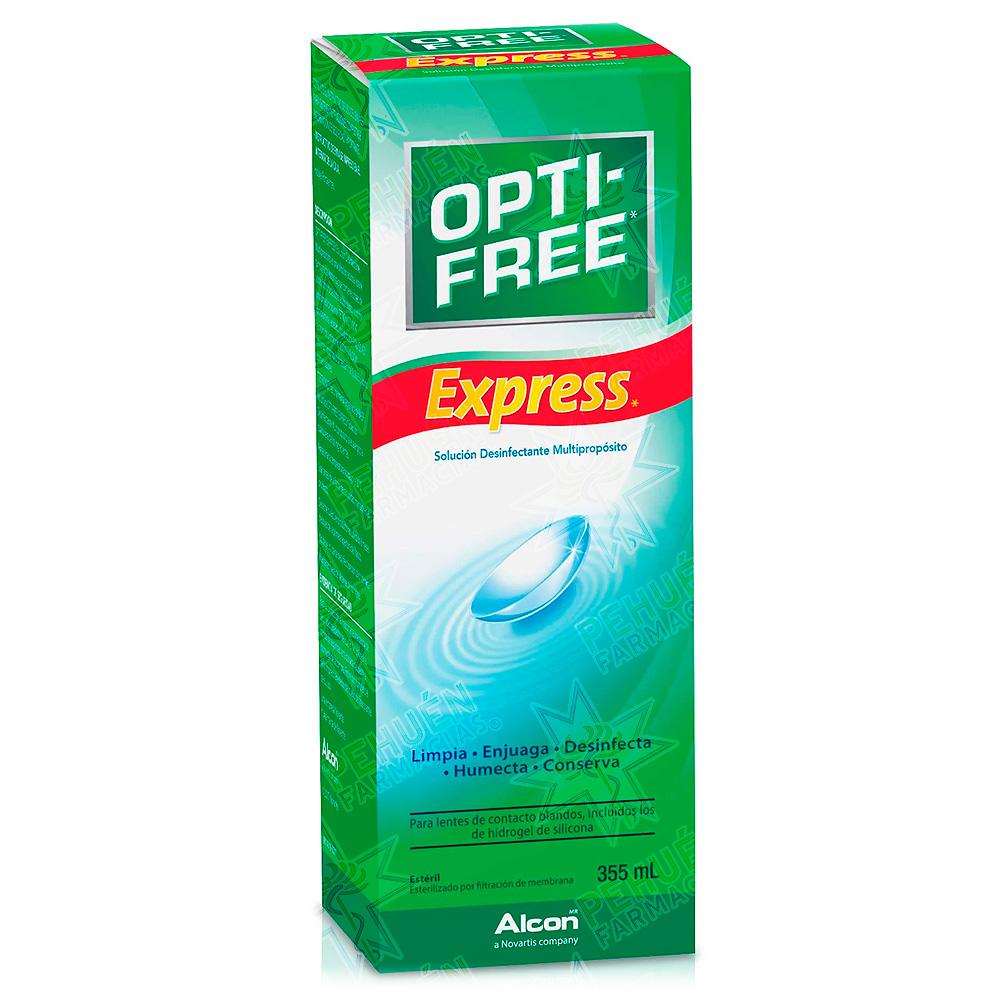 Opti-Free Express Solución Desinfectante Lentes de Contacto 355 mL Alcon