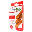 Family Set Parches Curita Clásicos 7,2 x 1,9 100 Unidades