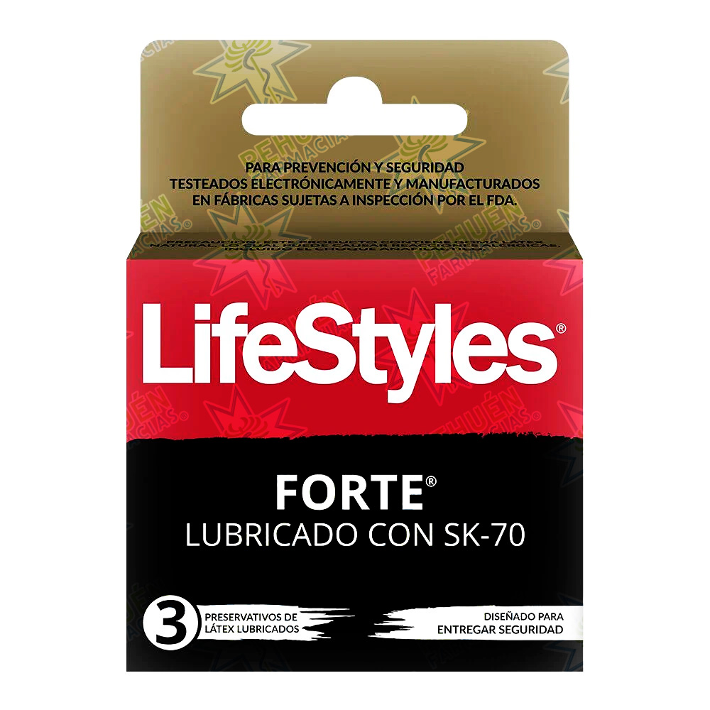 Lifestyles Forte 3 Preservativos Resistentes Prater