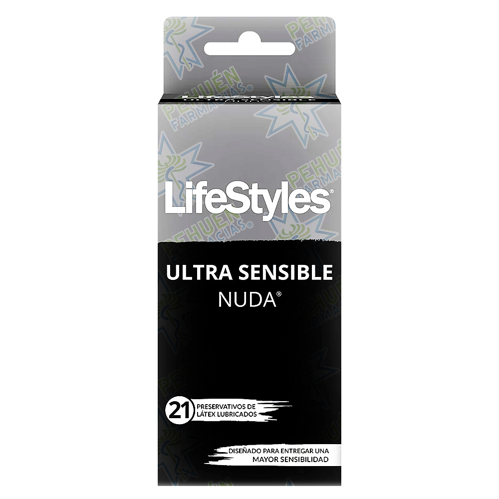 Lifestyles Ultra Sensible Nuda 21 Preservativos Sensibles Prater