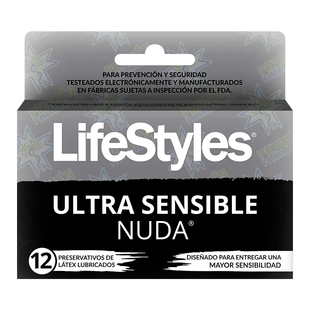 Lifestyles Ultra Sensible Nuda 12 Preservativos Sensibles Prater