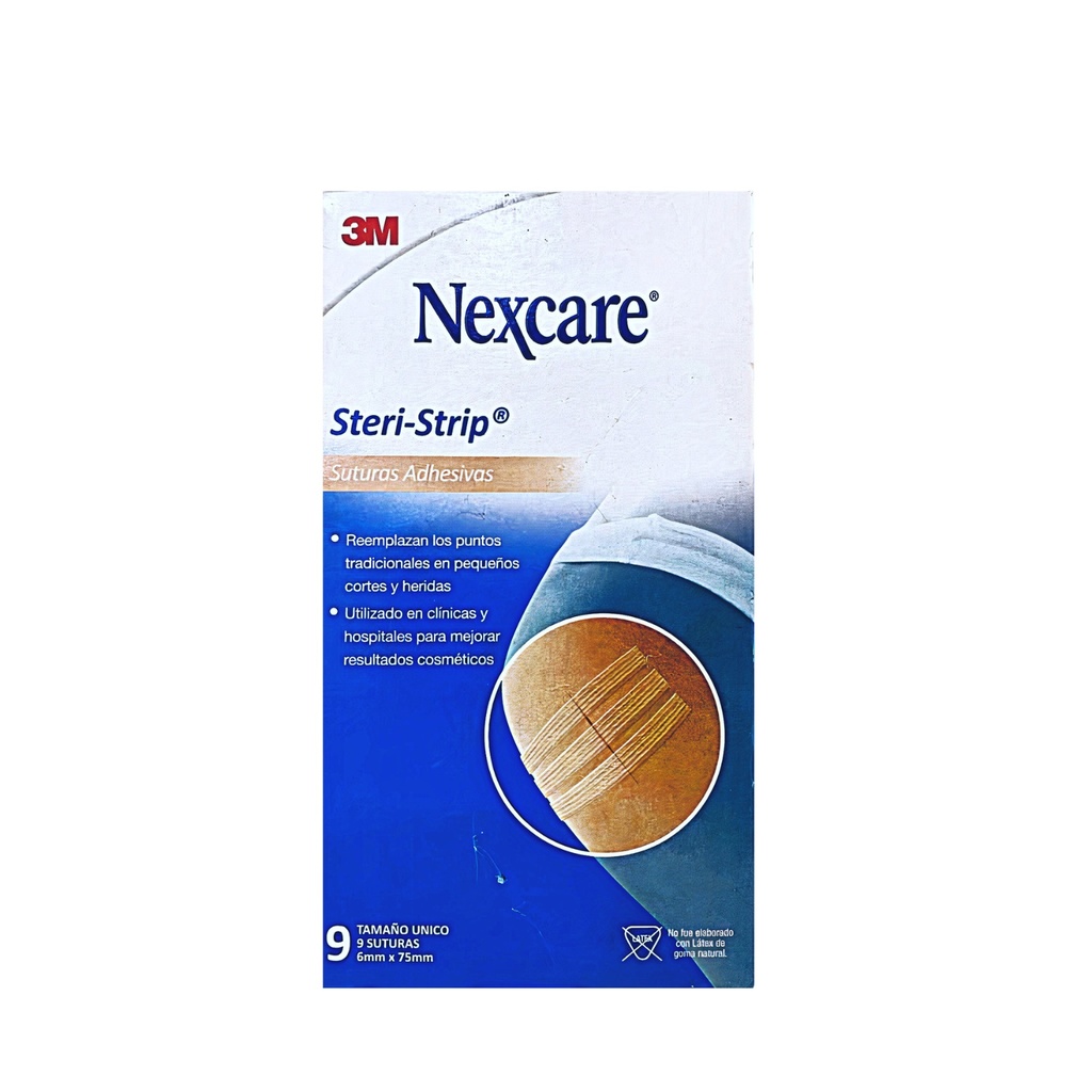 Nexcare Steri Strip 9 Suturas Adhesivas 6x7mm 3M