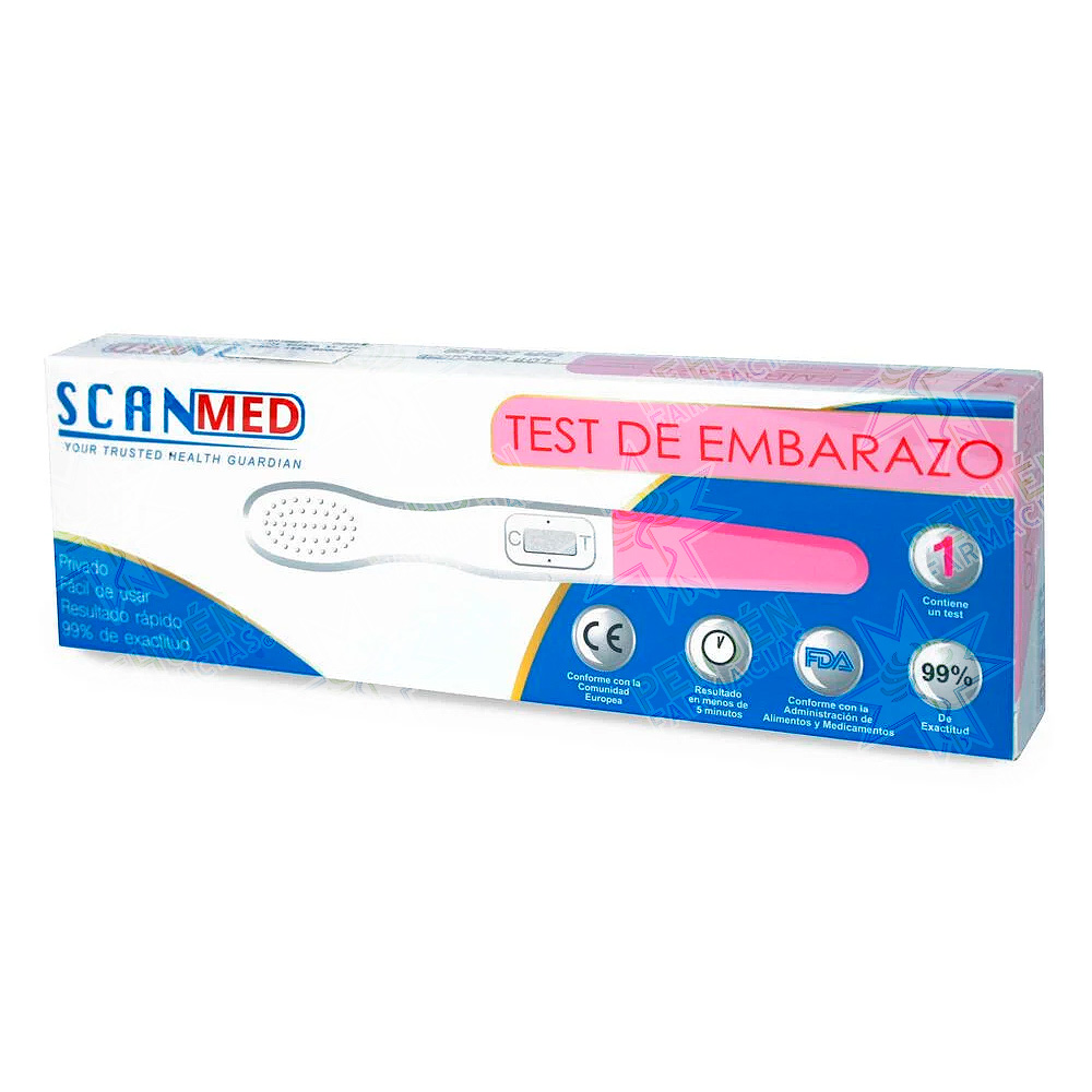 Scanmed Test de Embarazo Lápiz 1 Unidad Inverlar