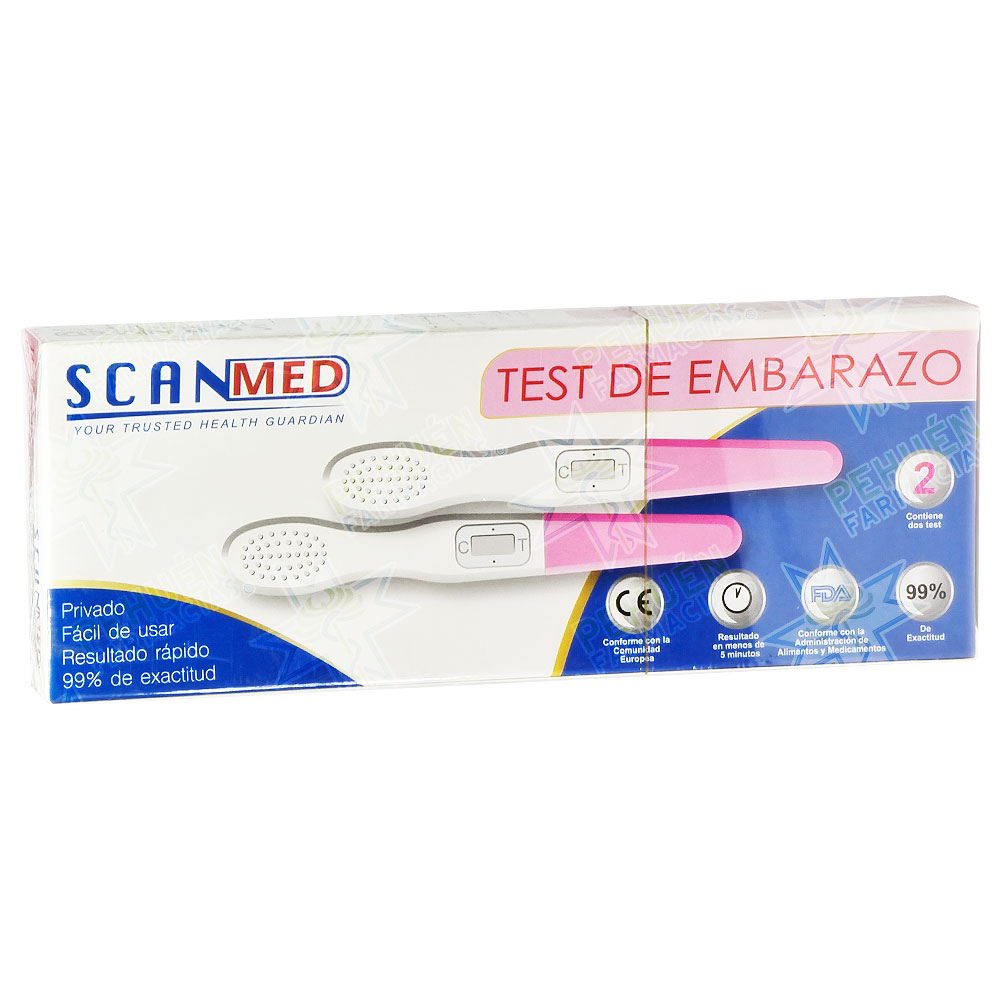 Scanmed Test de Embarazo Lápiz 2 Unidades Inverlar