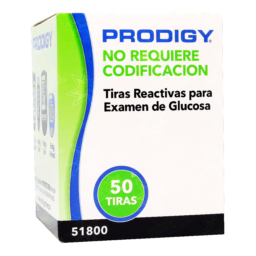 Autocode Tiras Reactivas 50 Unidades Prodigy