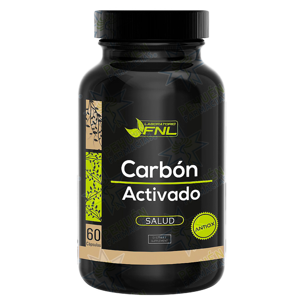 Carbón Activado 500mg 60 Cápsulas FNL