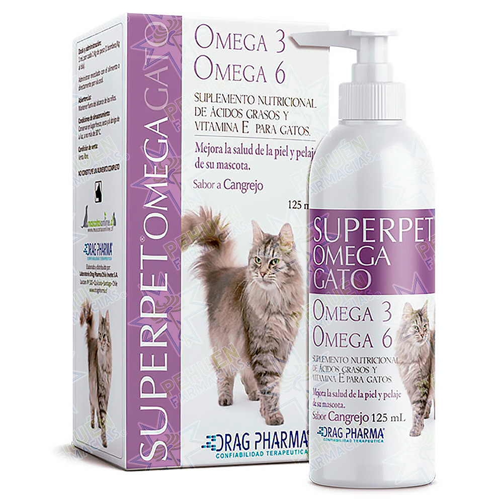 Superpet Omega Gato Suspensión Oral 125 mL Drag Pharma