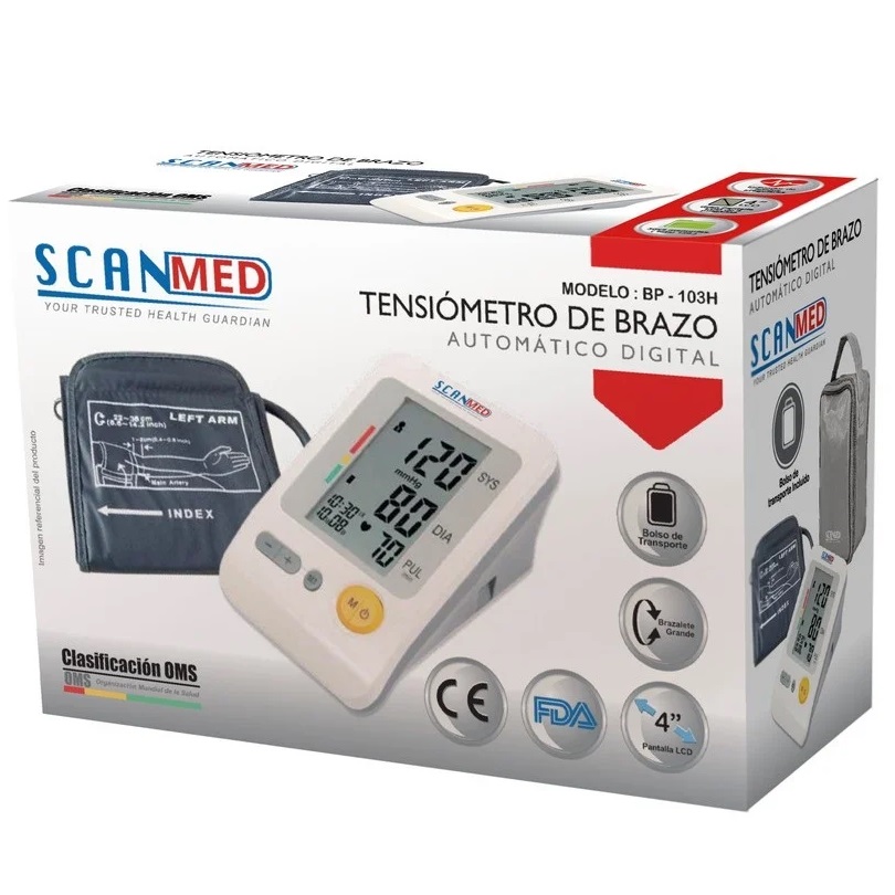 Tensiómetro de Brazo Automático BP-103H Scanmed Inverlar