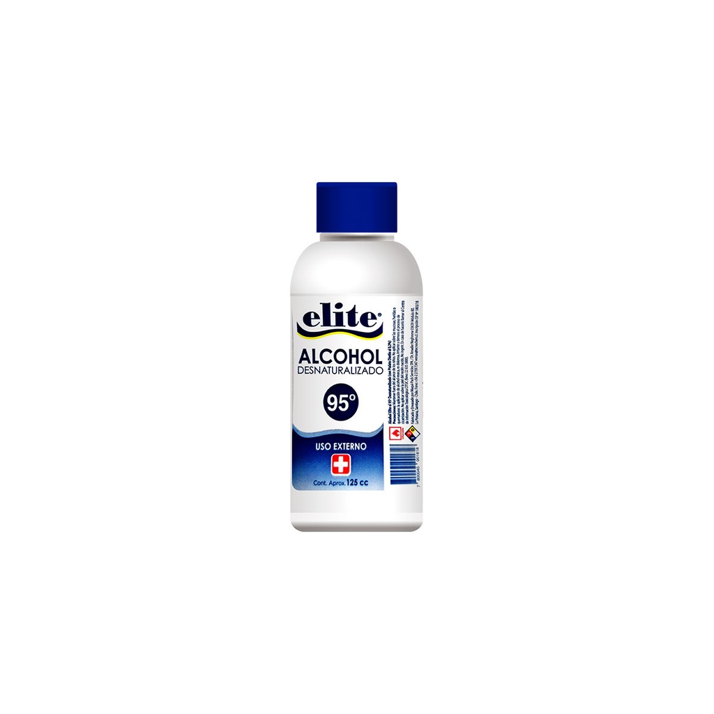Elite Alcohol Desnaturalizado 95° 125 mL Sanax