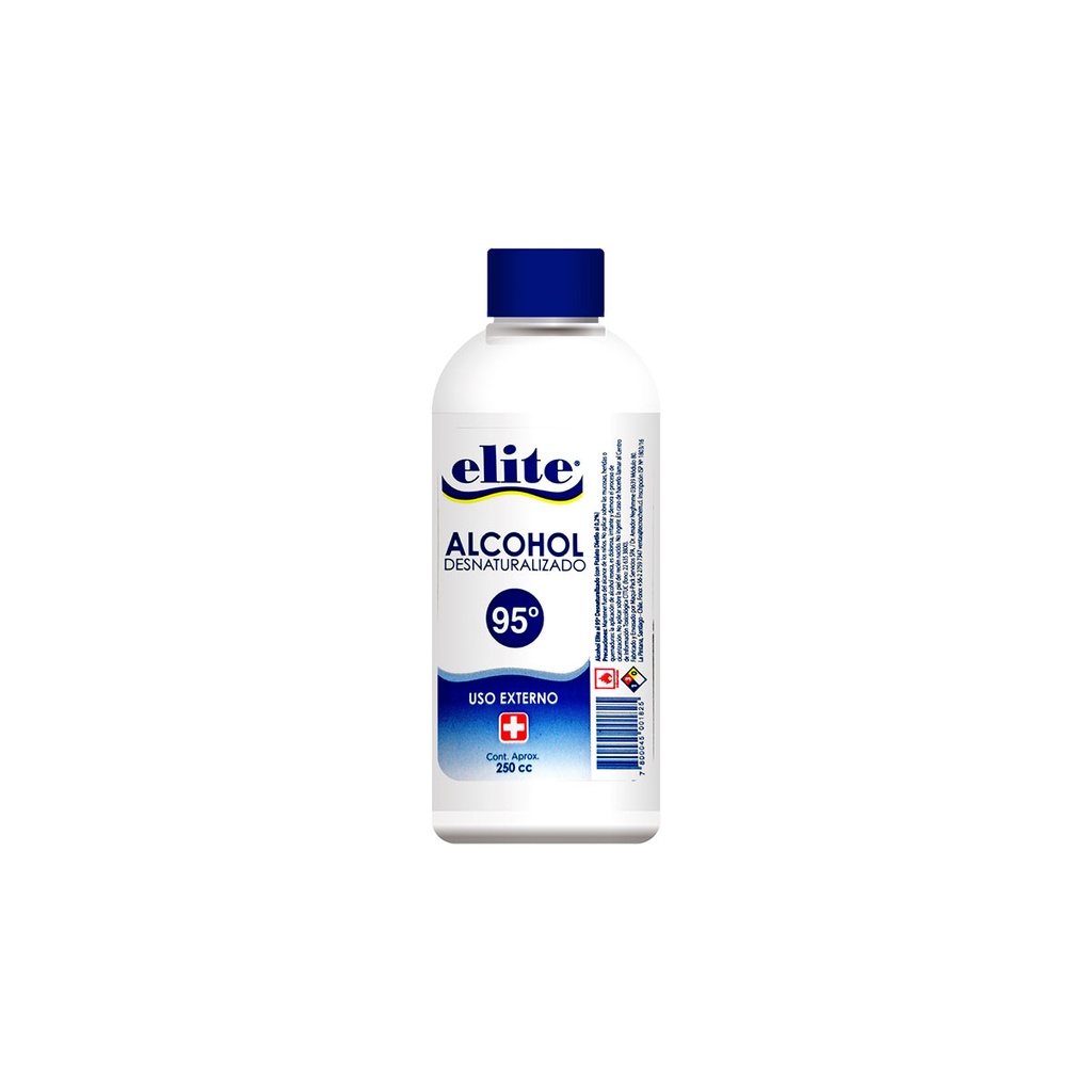 Elite Alcohol Desnaturalizado 95° 250 mL Sanax