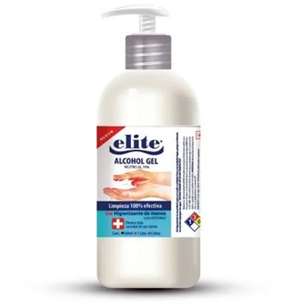 Elite Alcohol Gel Sin Enjuague Envase 500 mL