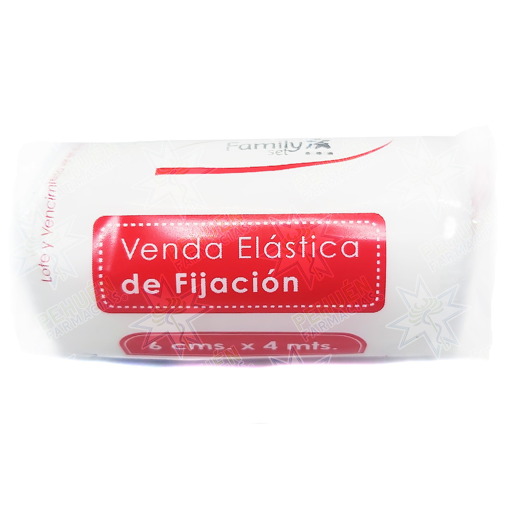 Family Set Venda Elástica de Fijación 6 cm x 4 m
