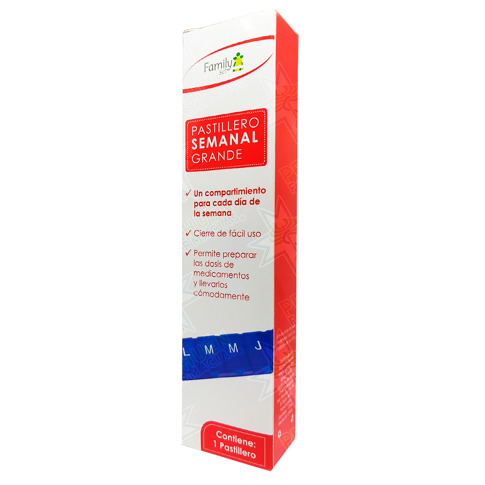 Pastillero Semanal Grande Family Set