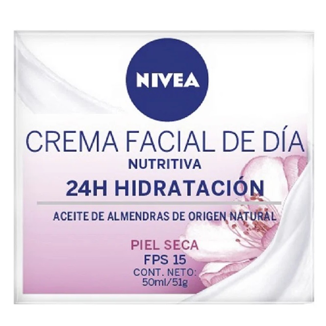 Nivea Nutritiva Hidratación Activa Crema Facial de Día 50 mL