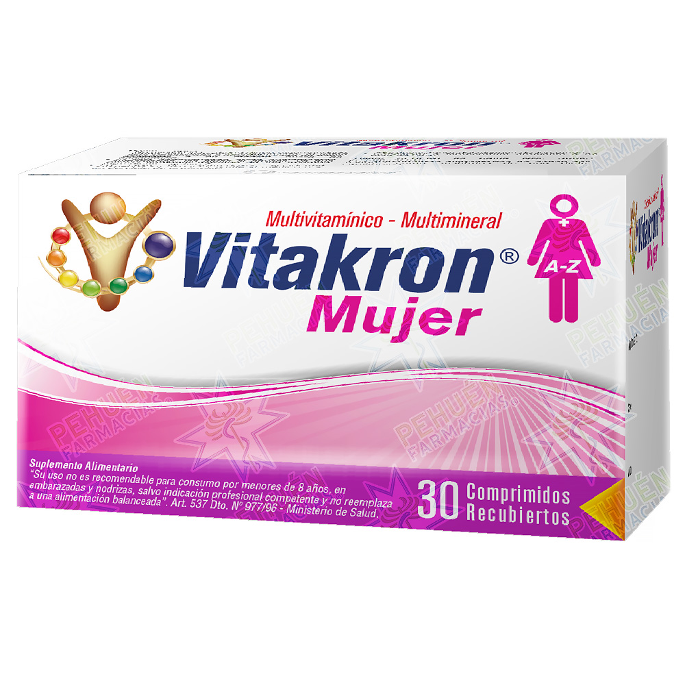 Vitakron Mujer 30 Comprimidos Recubiertos Sanitas