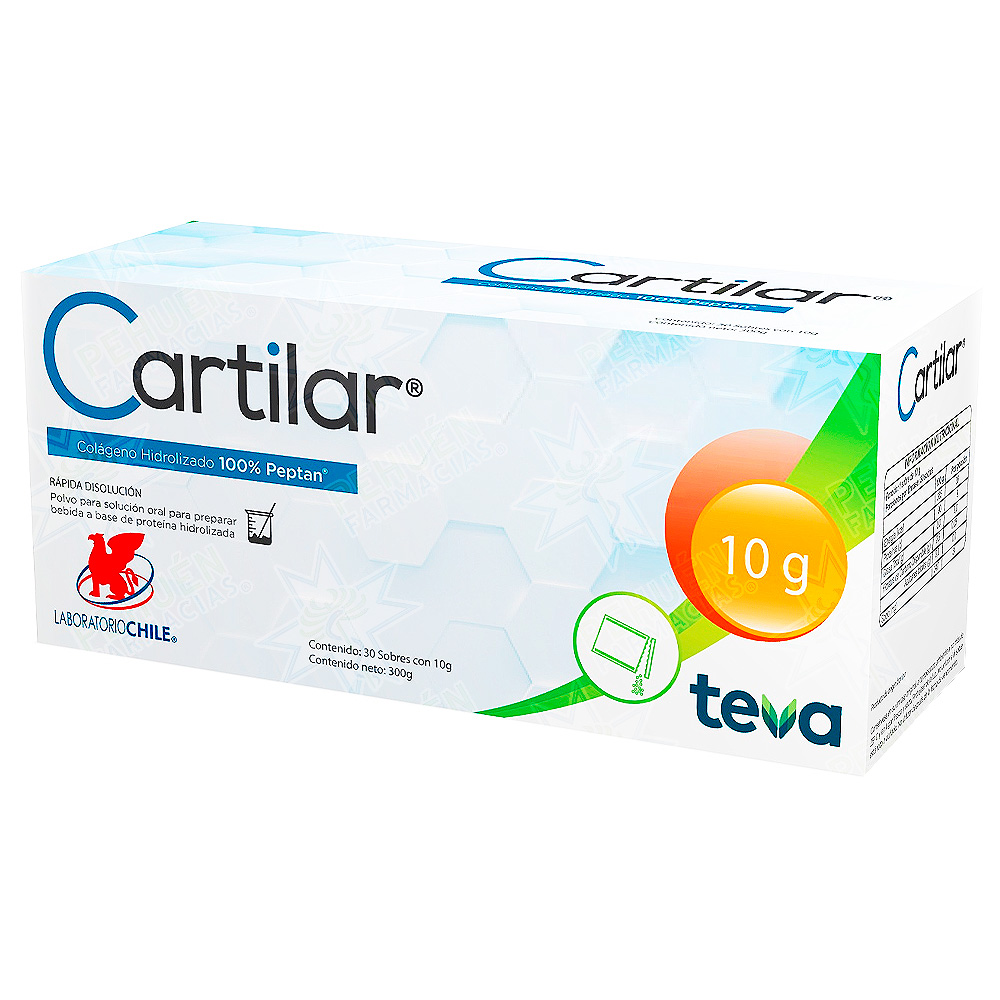 Cartilar Polvo para Solución Oral 10 g 30 Sobres Laboratorio Chile