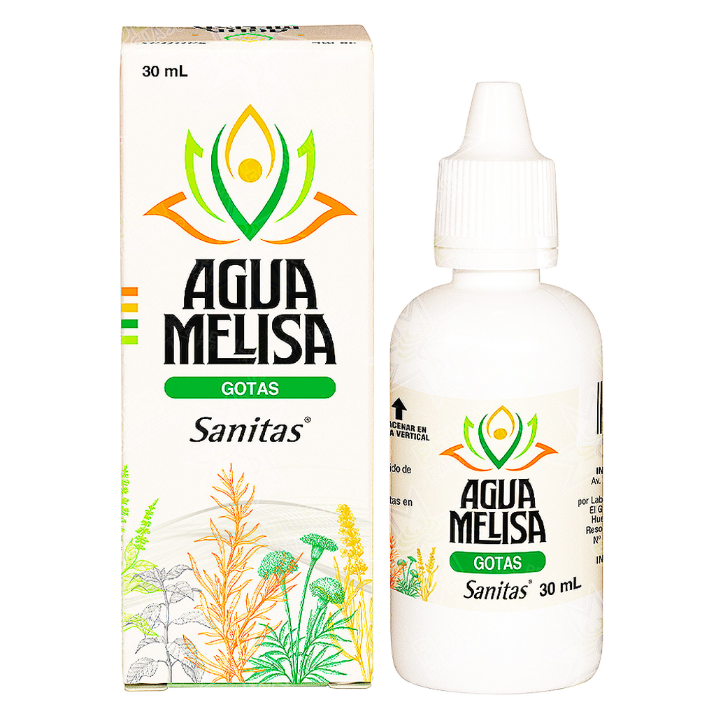 Agua Melisa Gotas Solución Oral 30 mL Sanitas