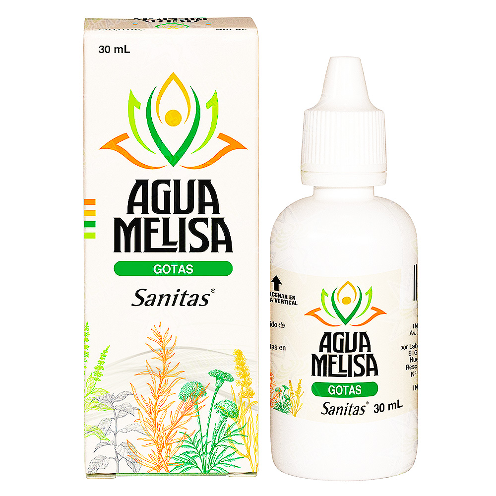 Agua Melisa Gotas Solución Oral 30 mL Sanitas