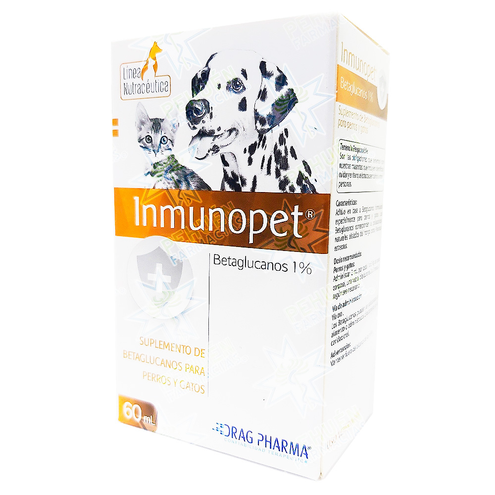 Inmunopet 1% Gato/Perro Suspensión Oral 60 mL Drag Pharma