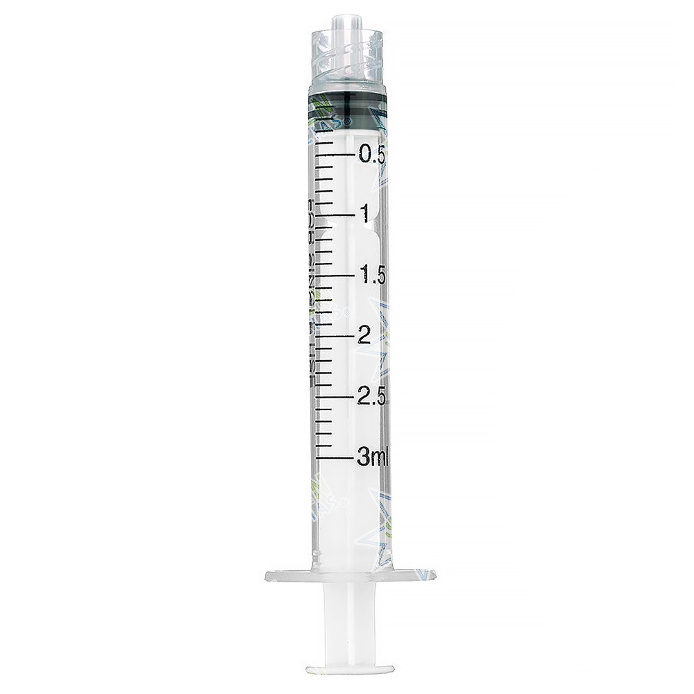 Jeringa 3 mL Luer Lock Sin Aguja Muncare