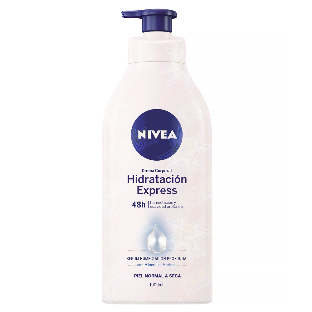 Nivea Hidratación Express Crema Corporal Piel Normal a Seca 1000 mL Beiersdorf