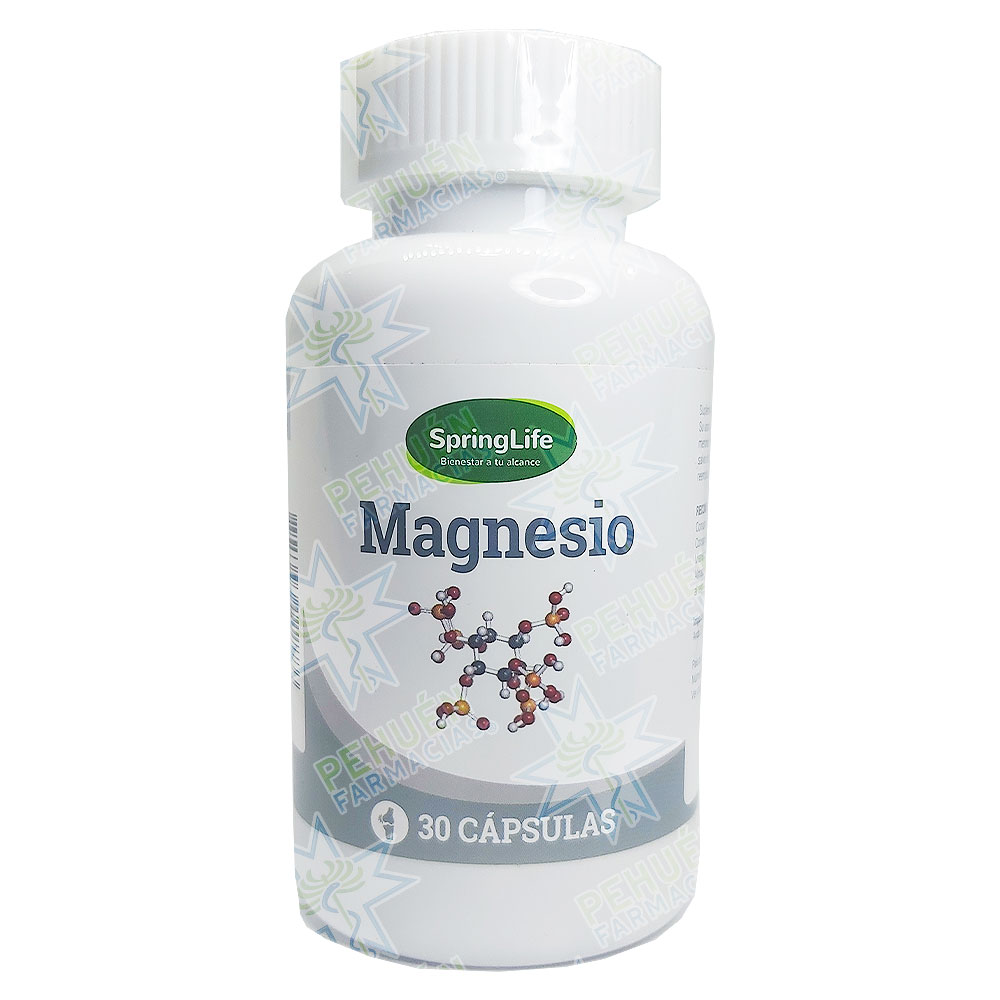 Magnesio 400 mg 30 Cápsulas SpringLife
