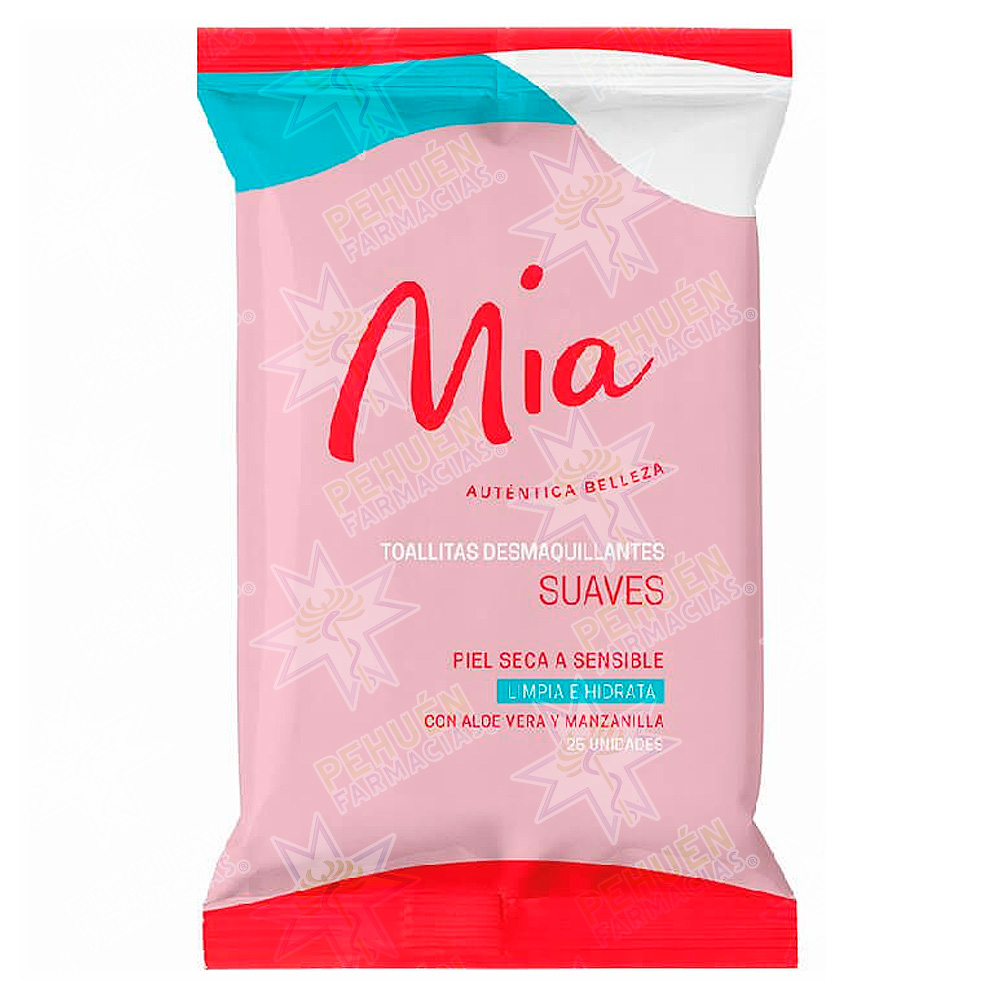 Mia Suaves 25 Toallitas Desmaquillantes Munnich