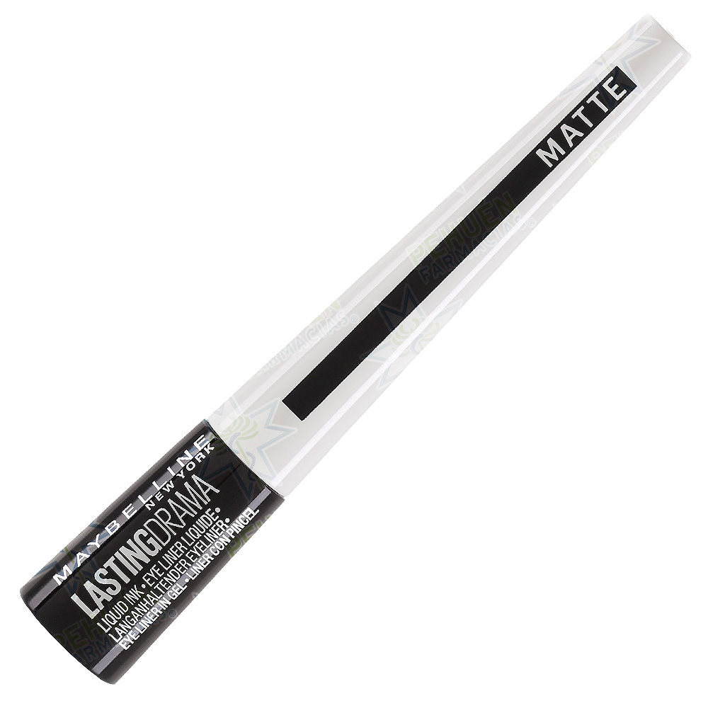 Maybelline Lasting Drama Delineador de Ojos Líquido 10 Charcoal Black Matte