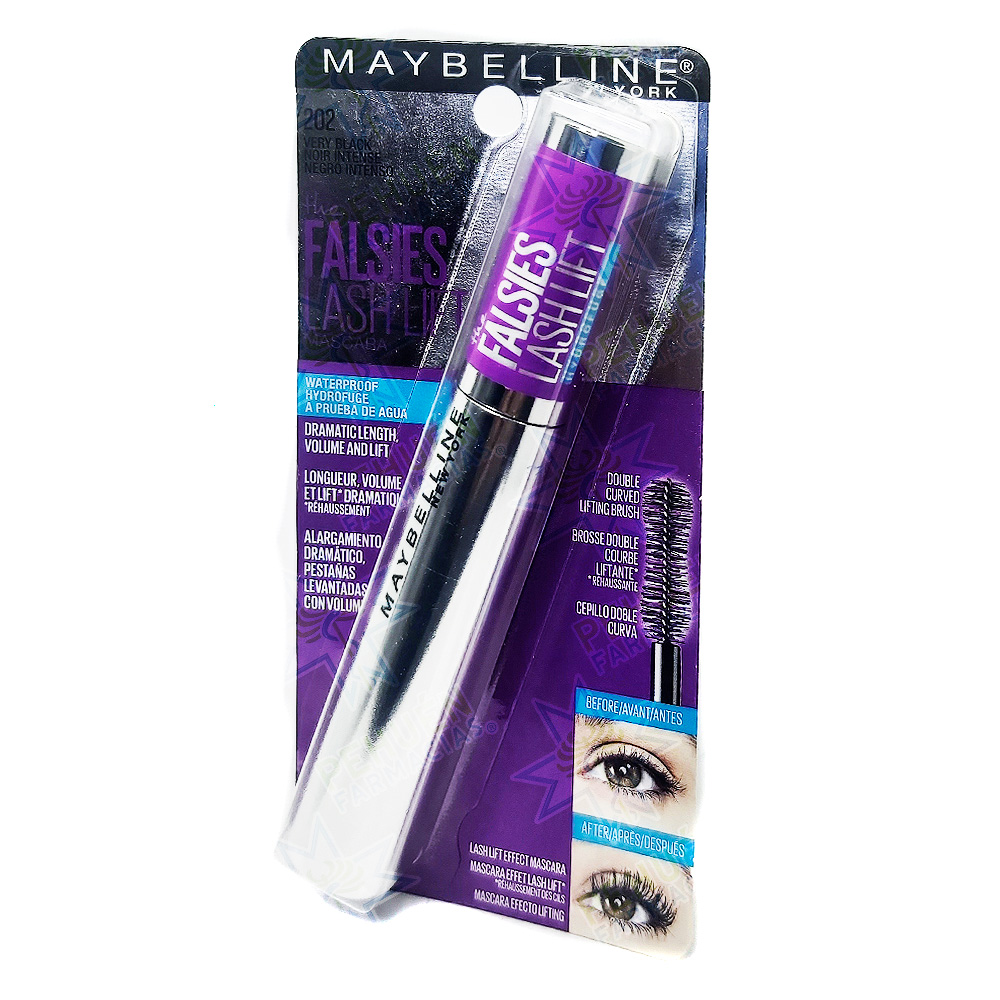 Maybelline The Falsies Lash Lift 202 Waterproof Máscara de Pestañas Negro Intenso 8,6 mL