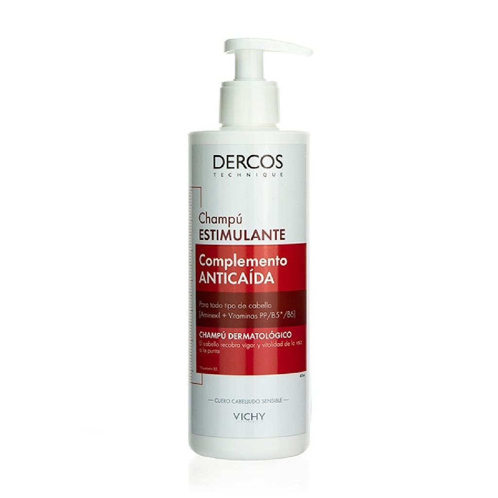 Dercos Estimulante Anticaída Shampoo 400 mL Vichy