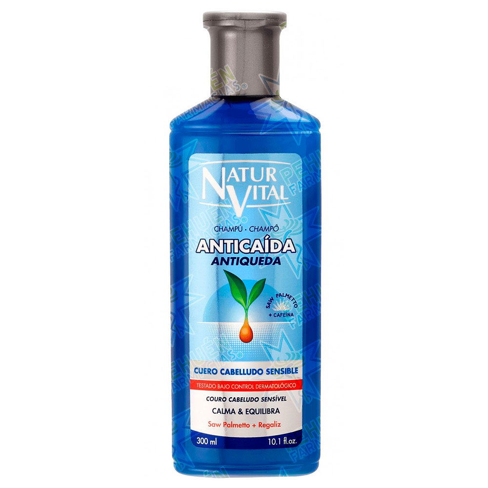 Naturvital Anticaída Cuero Cabelludo Sensible Shampoo 300 mL