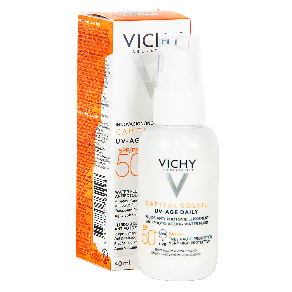 Capital Soleil UV-Age Daily Fps 50+ Bloqueador Facial 40 mL Vichy