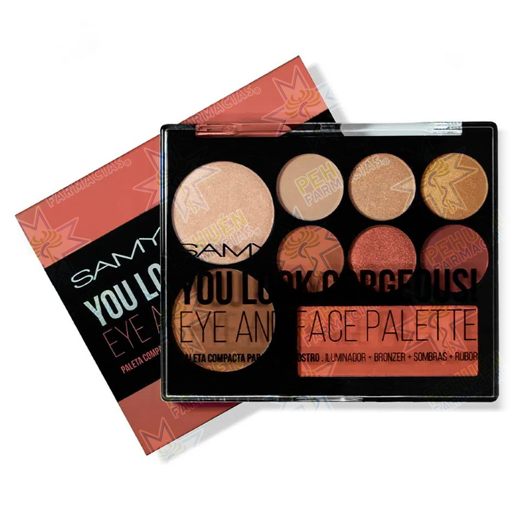 Samy Paleta de Sombra de Ojos y Rostro Indian Fest
