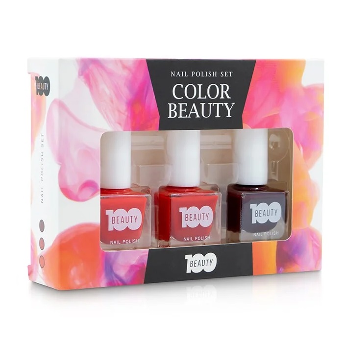 Beauty 100 Estuche 3 Esmaltes Rue Amour Variedad Colores