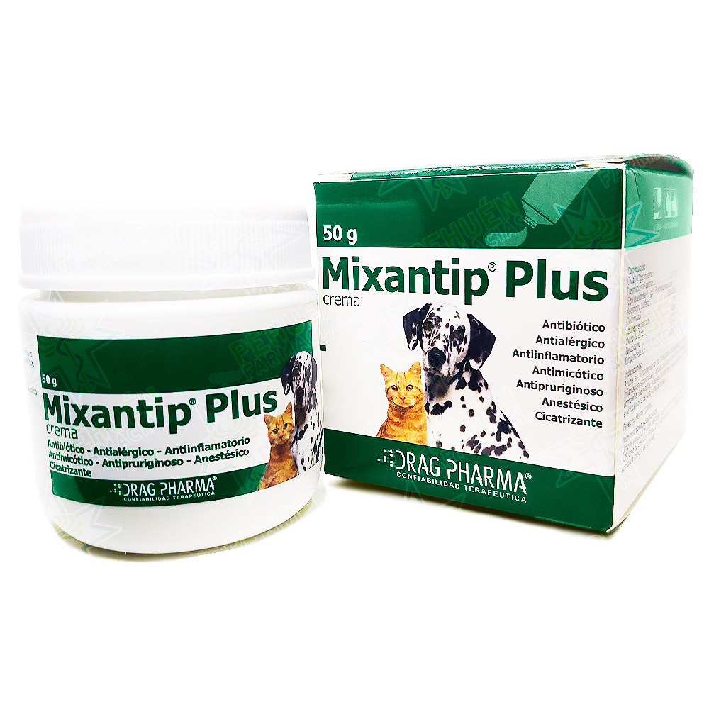 Mixantip Plus Gato/Perro Crema Tópica 50 g Drag Pharma
