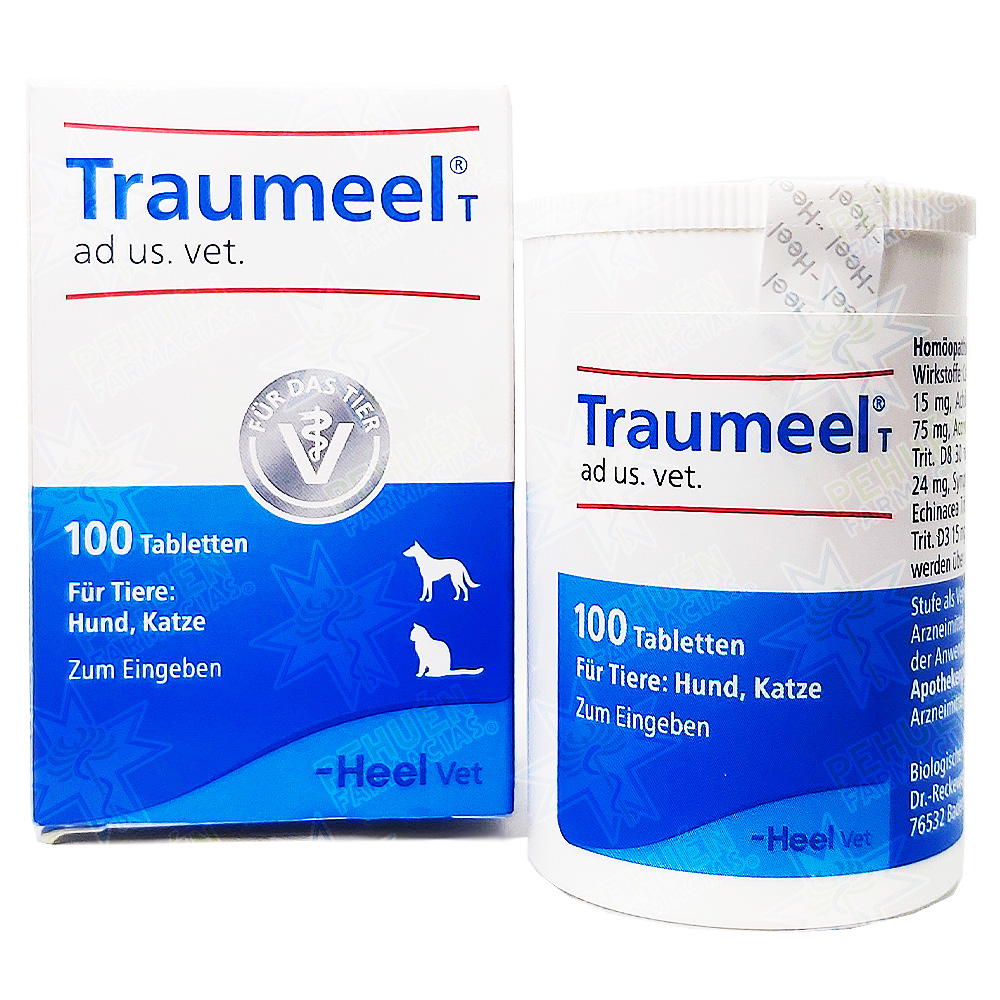 Traumeel T Veterinario Gato/Perro y Otros 100 Comprimidos Heel Vet