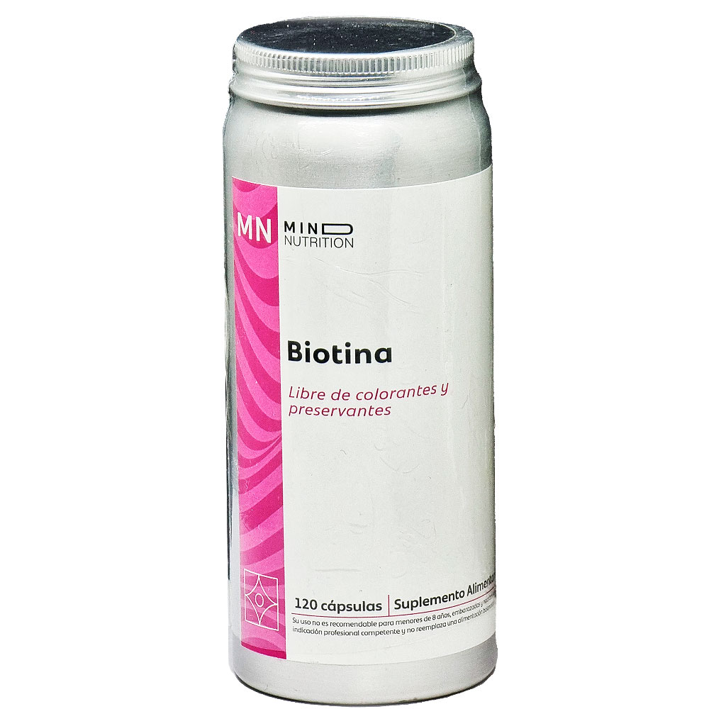 Biotina 150 mcg 120 Cápsulas Mind Nutrition
