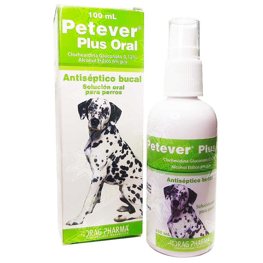 Petever Plus Oral Perros (6/0,12) % Solución Oral Spray 100 mL DRP