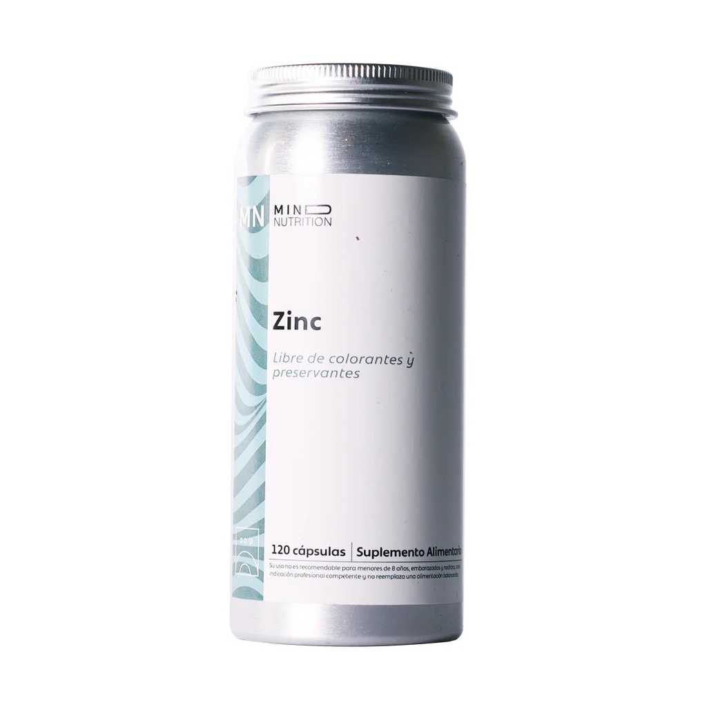 Zinc 120 Cápsulas Mind Nutrition